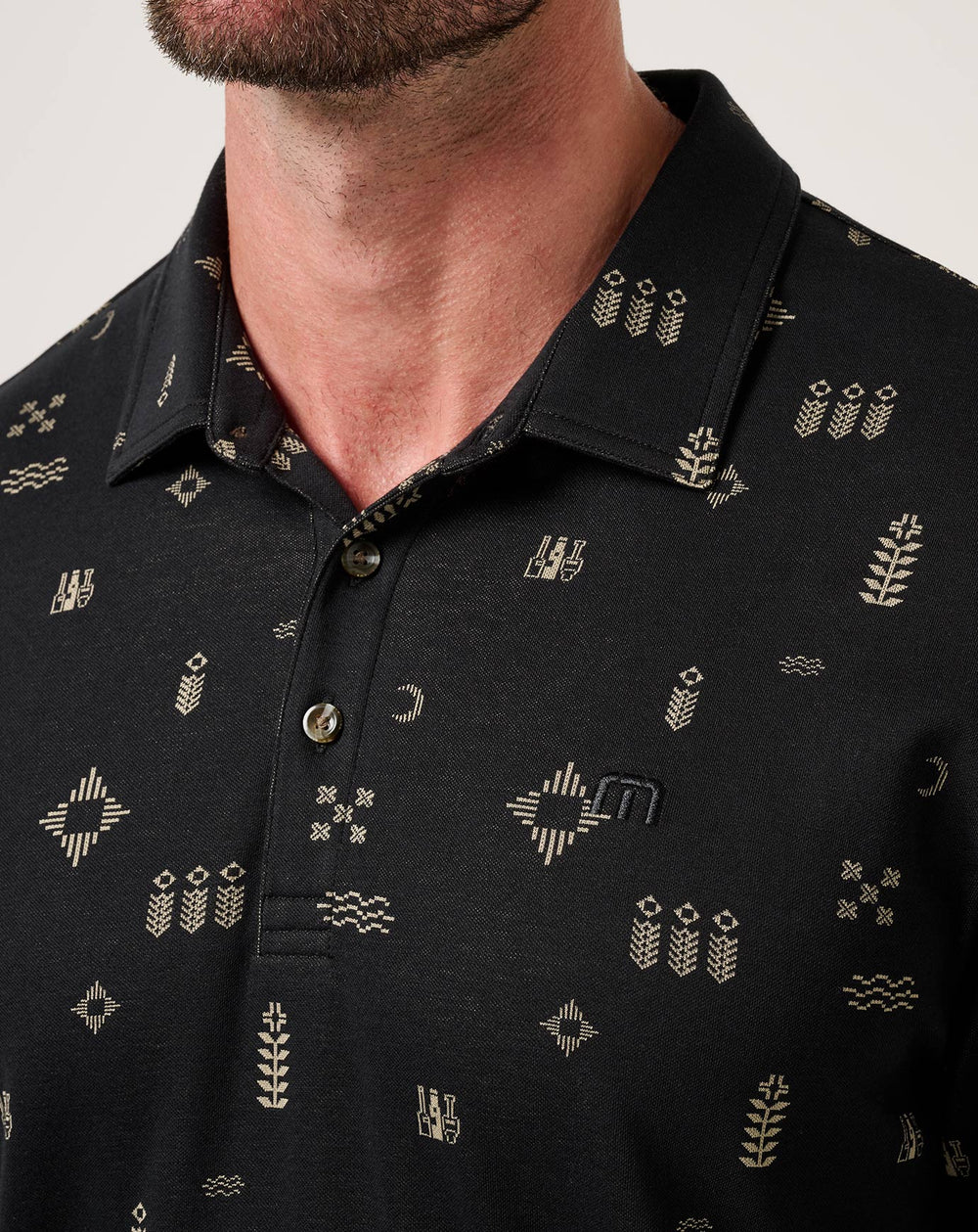 Weather Patterns Polo Men/Black