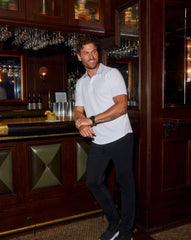 All Day Social Club Polo Men/White
