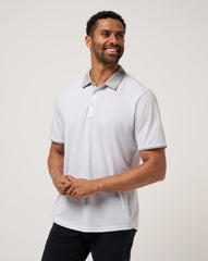 All Day Social Club Polo Men/White