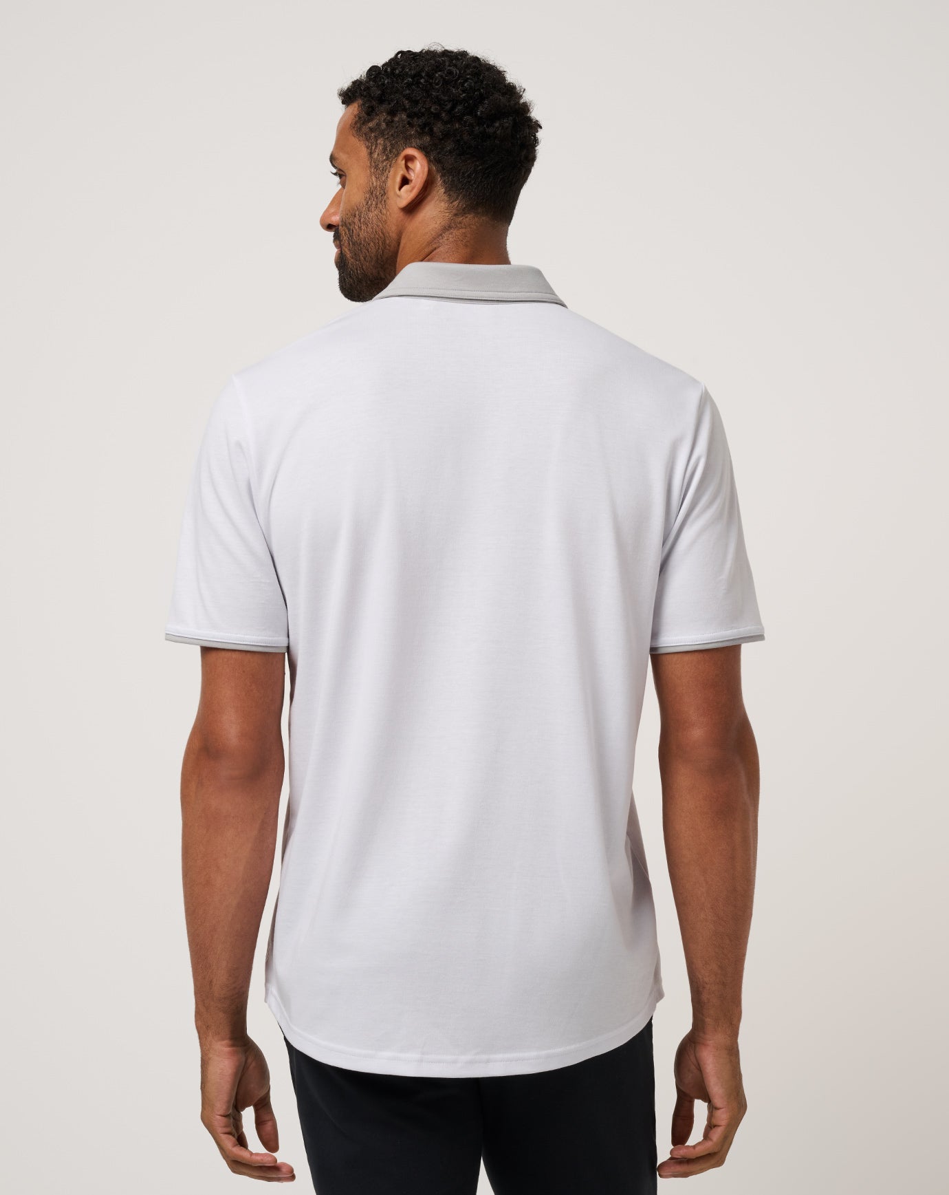 All Day Social Club Polo Men/White