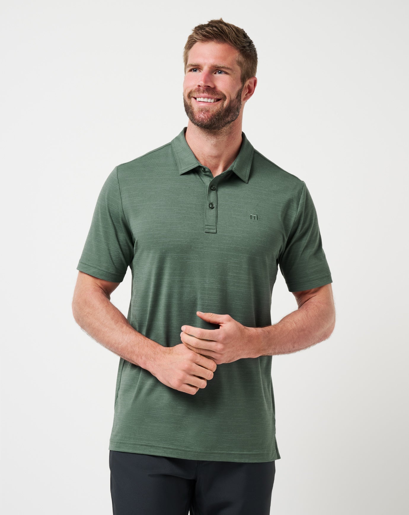 The Heater Polo Men|Golf/Balsam Green