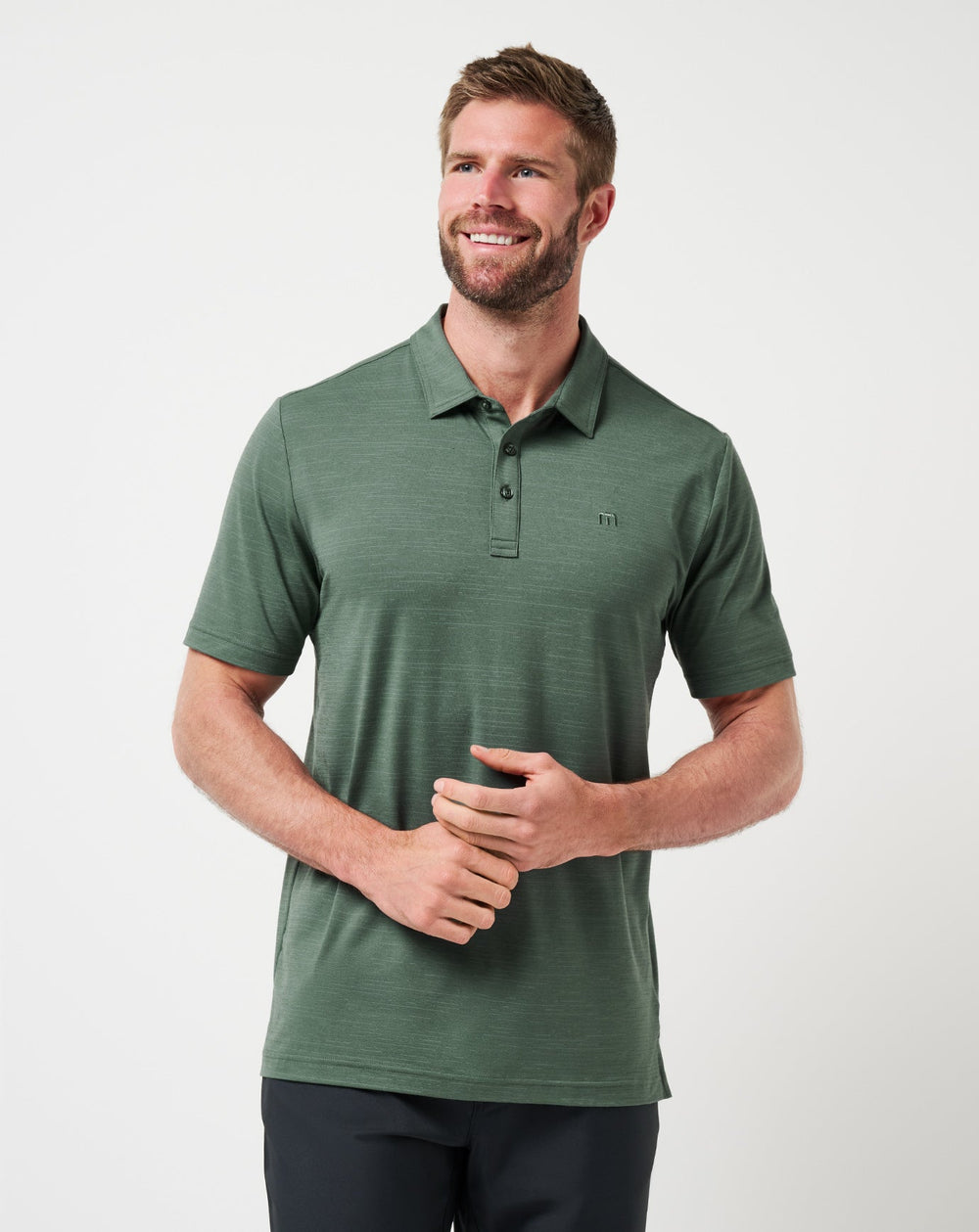 The Heater Polo Men|Golf/Balsam Green