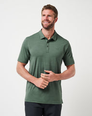 The Heater Polo Men|Golf/Balsam Green