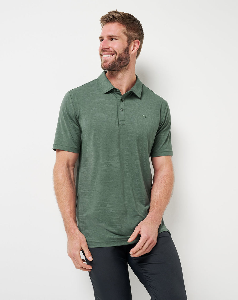 The Heater Polo Men|Golf/Balsam Green
