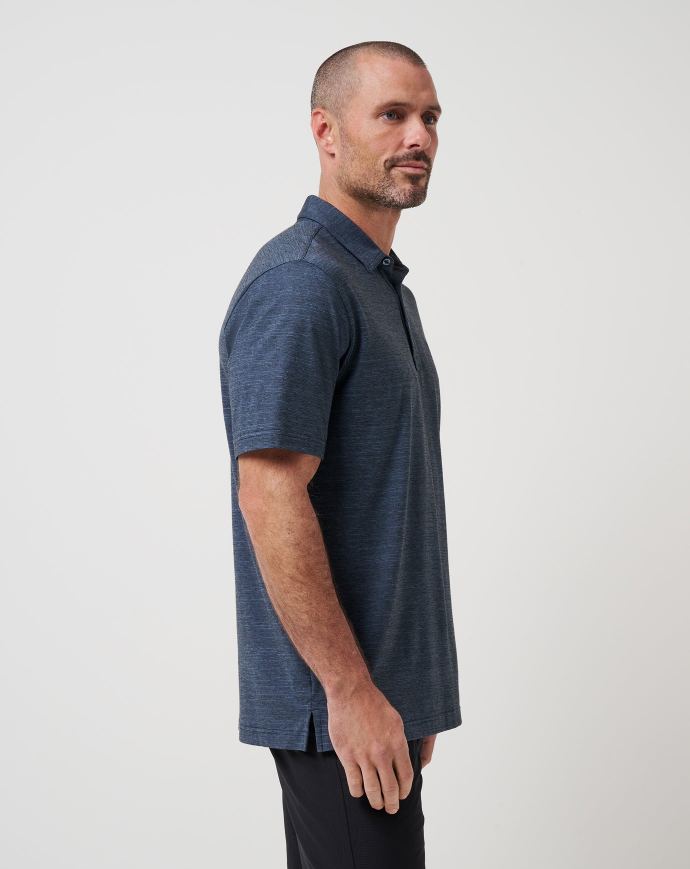 The Heater Polo Men|Golf/Vintage Indigo/Black