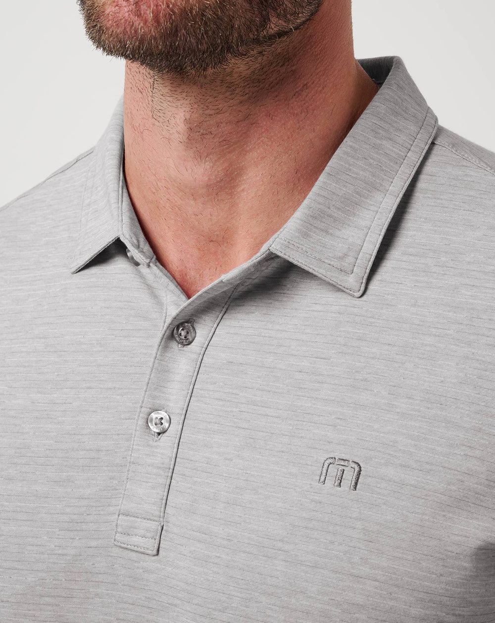 The Heater Polo Men|Golf/Heather Microchip