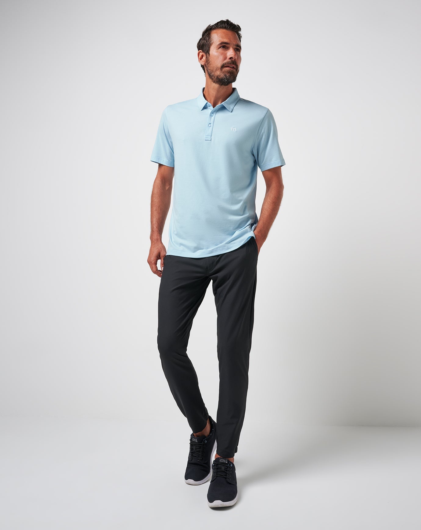 The Heater Polo Men|Golf/Heather Dream Blue