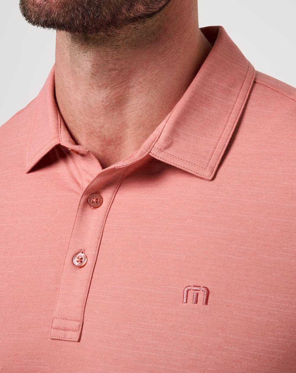 The Heater Polo Men|Golf|New/Dusty Rose