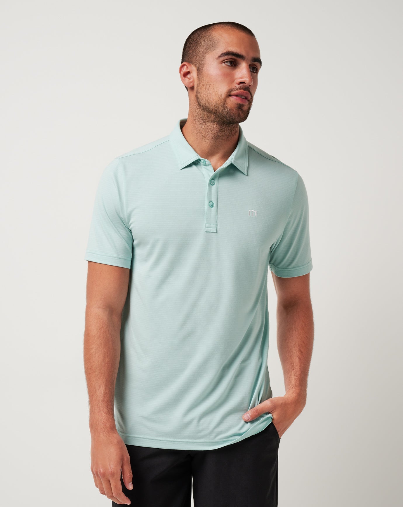The Heater Polo Men|Golf/Eggshell Blue
