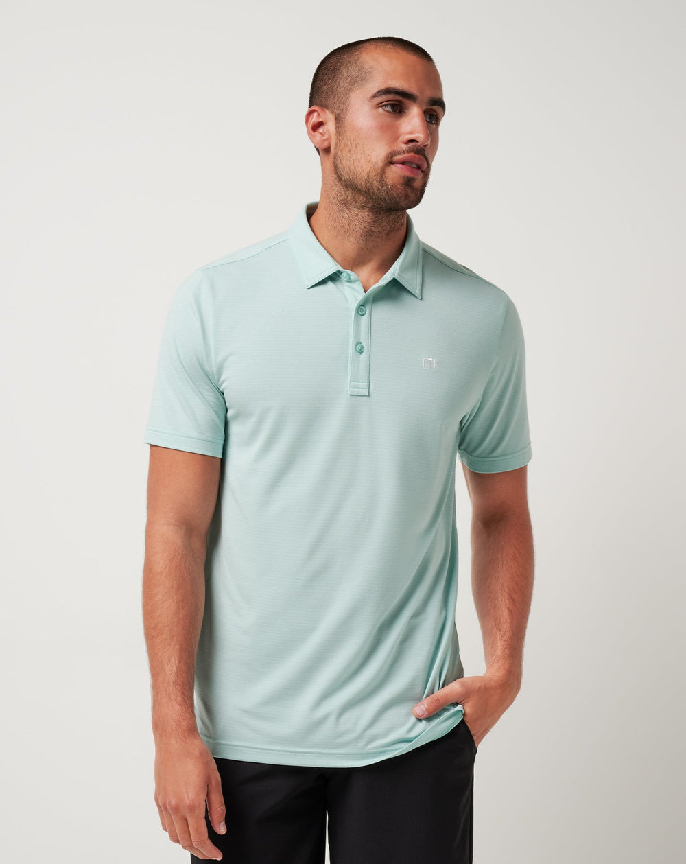 The Heater Polo Men|Golf/Eggshell Blue