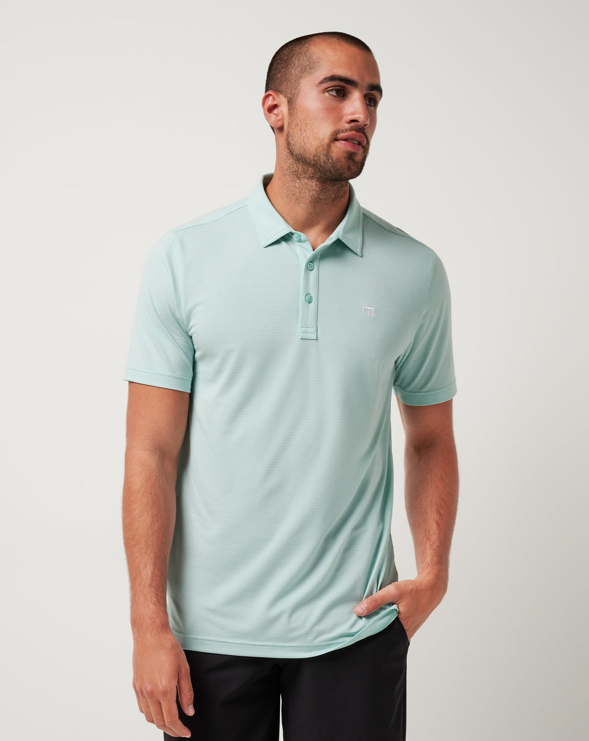 The Heater Polo Men|Golf/Eggshell Blue