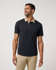 All Day Social Club Polo Men/Black