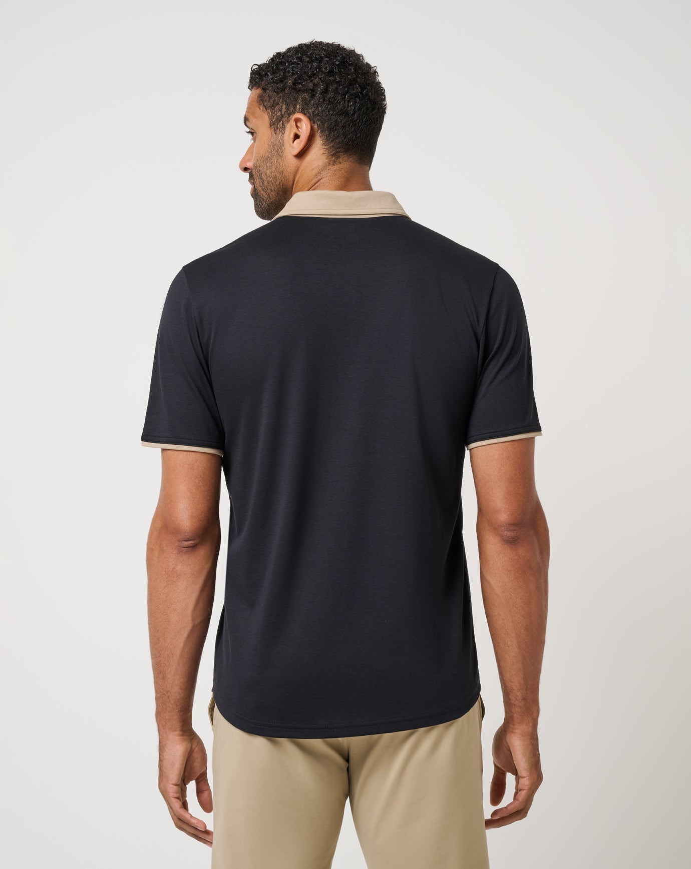 All Day Social Club Polo Men/Black