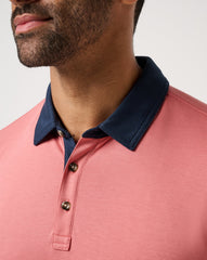 All Day Social Club Polo Men/Brick Dust