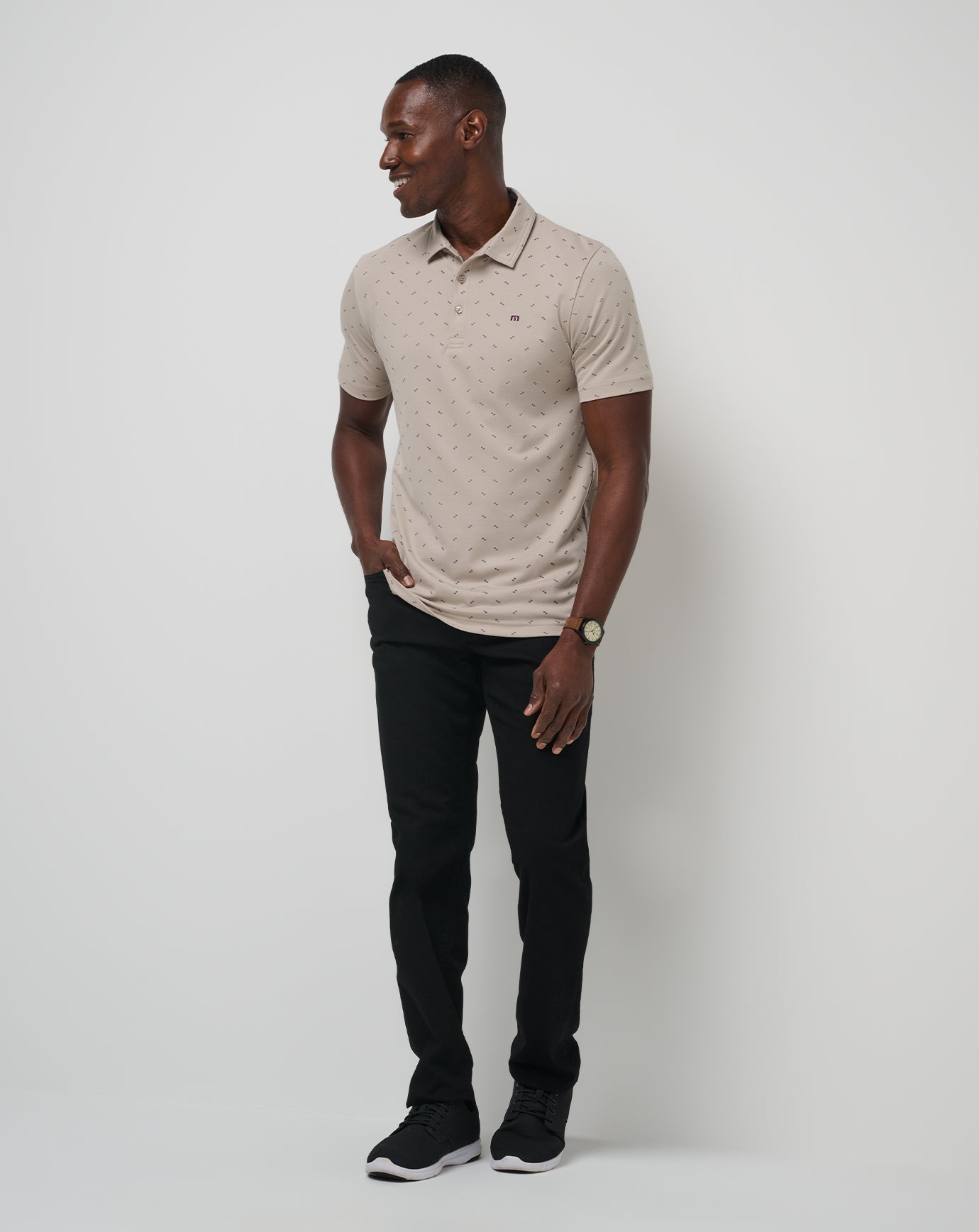 Canyon Hike Polo Men/Oxford Tan
