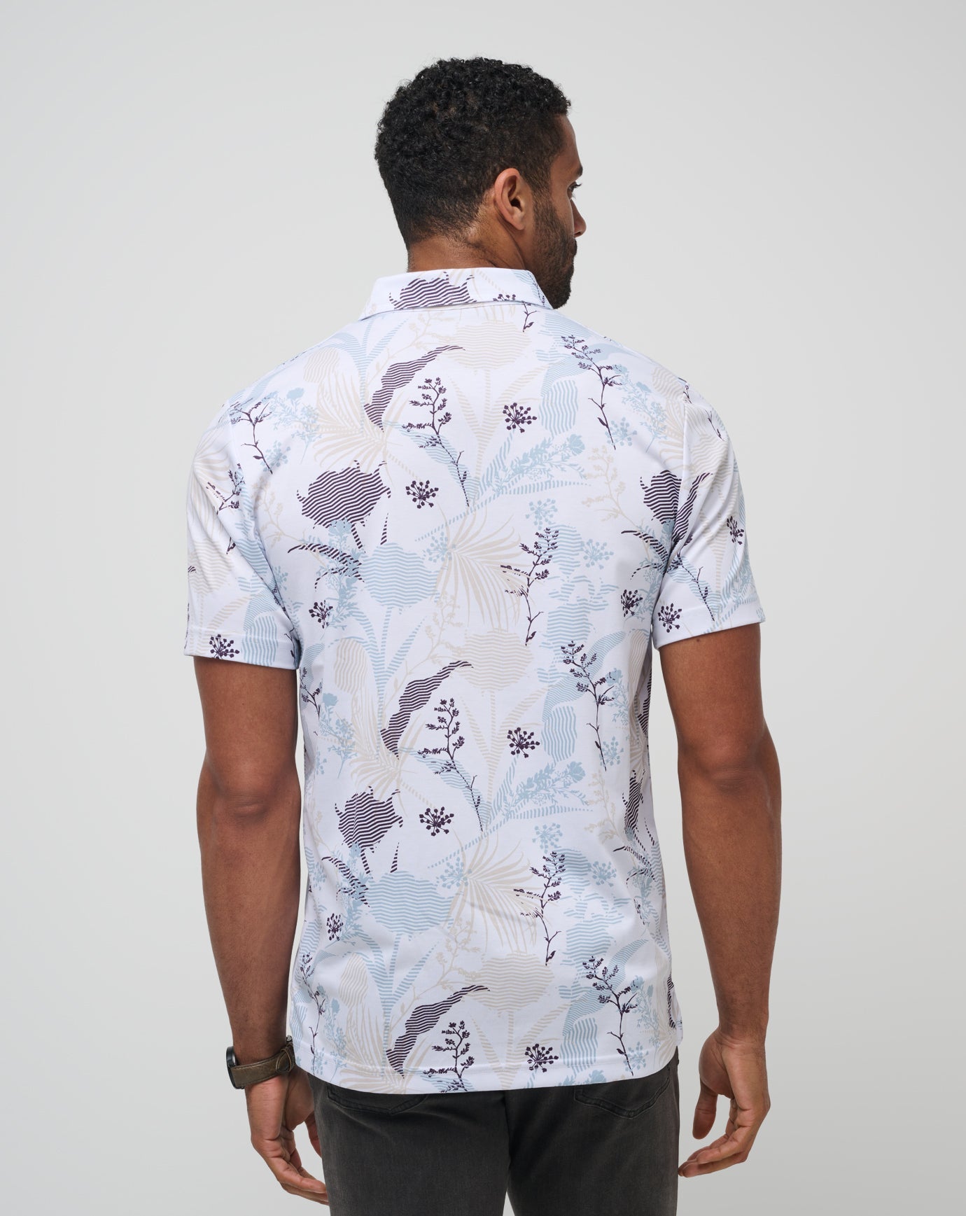 Tropical Fusion Polo Men/White