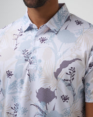 Tropical Fusion Polo Men/White