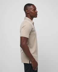 Deserted Cove Polo Men/Oxford Tan