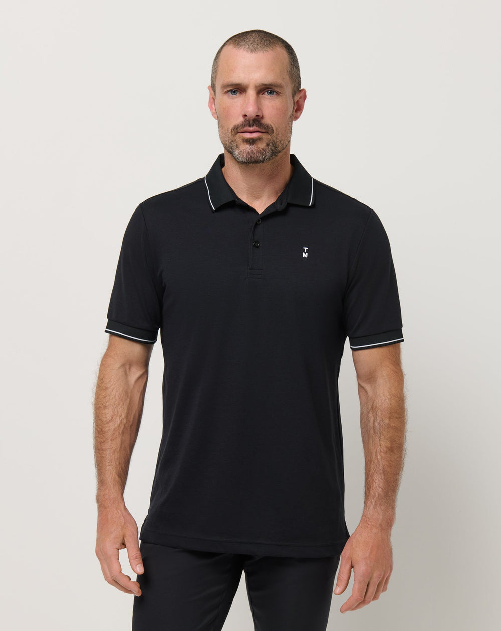 Happier Hour Polo Men/Black