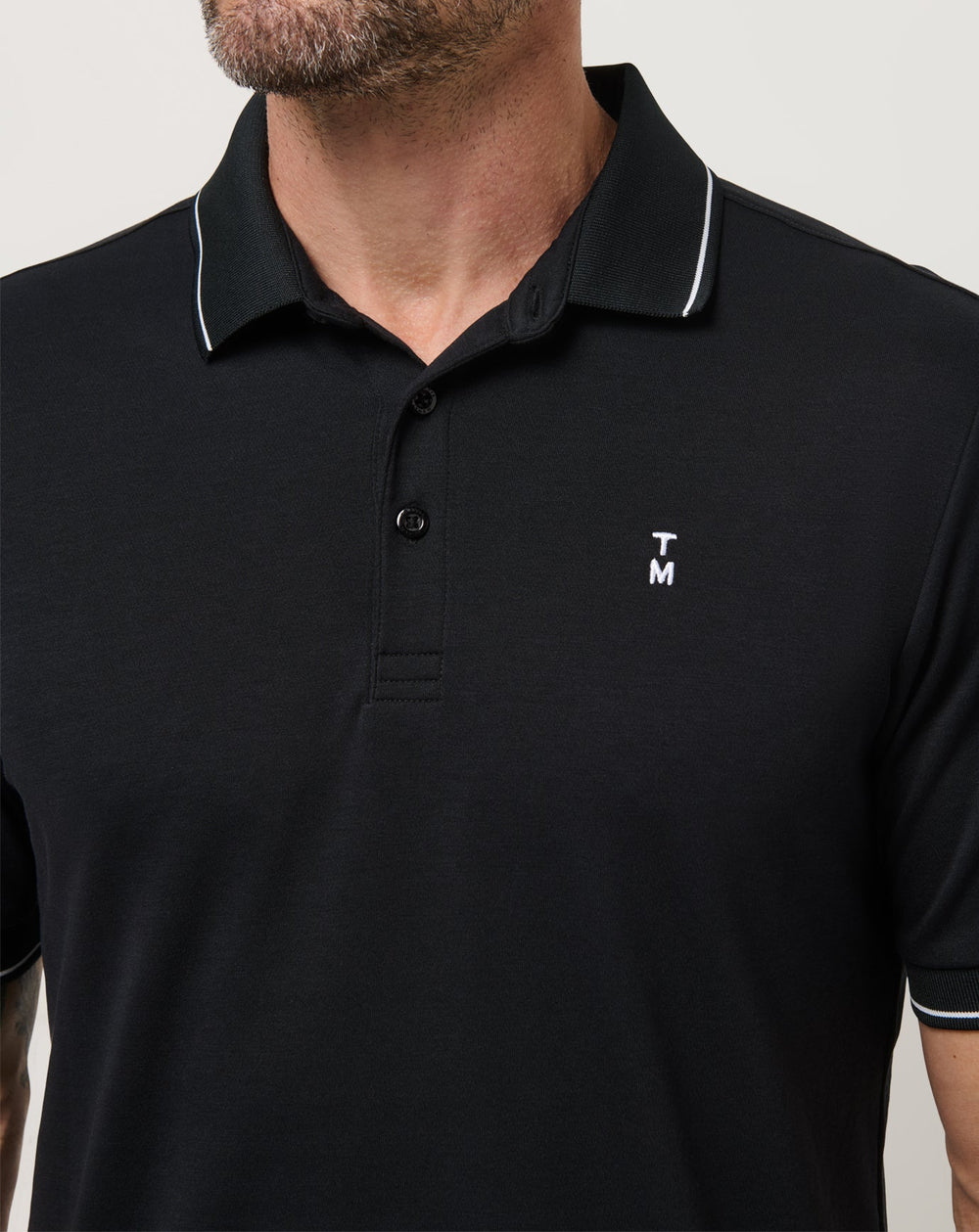 Happier Hour Polo Men/Black