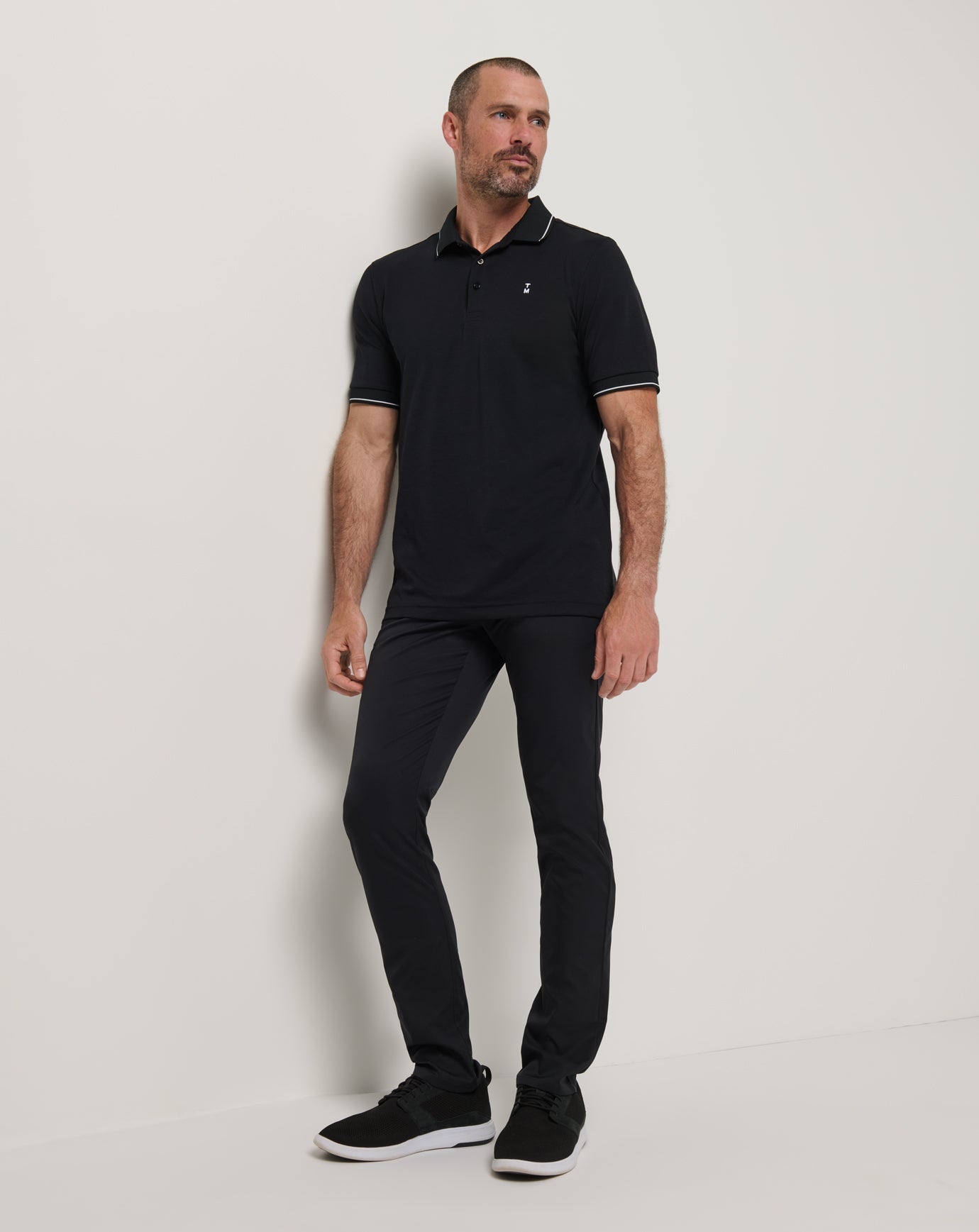 Happier Hour Polo Men/Black