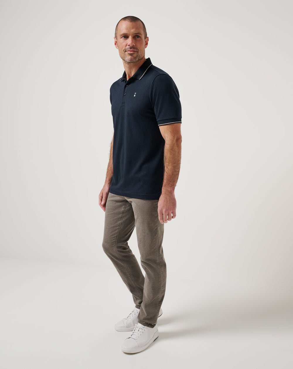 Happier Hour Polo Men/Total Eclipse