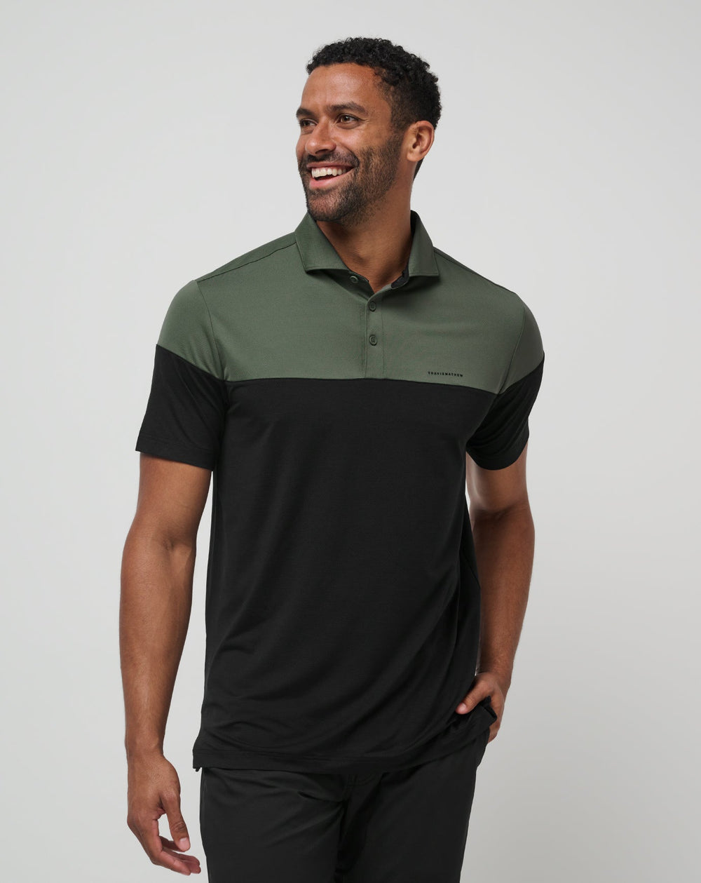Heater Pro Color Block Polo Men|Golf/Dark Olive