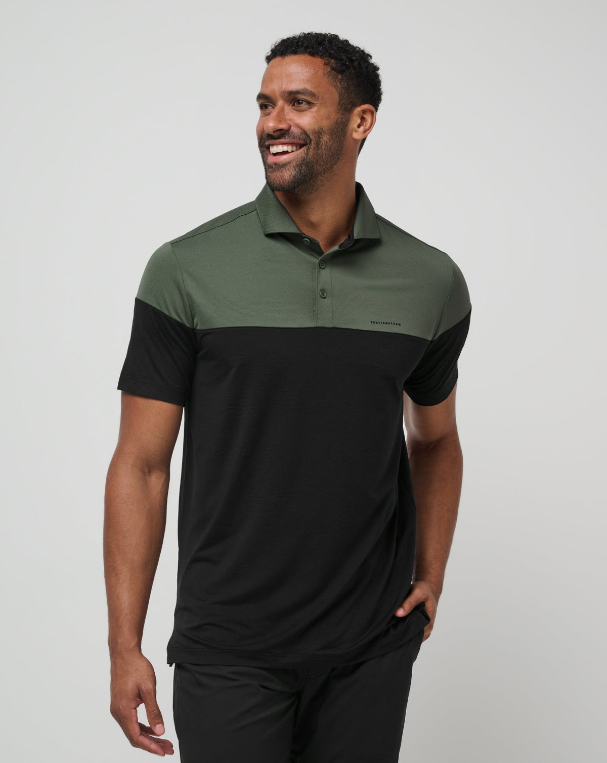 Heater Pro Color Block Polo Men|Golf/Dark Olive