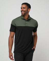 Heater Pro Color Block Polo Men|Golf/Dark Olive