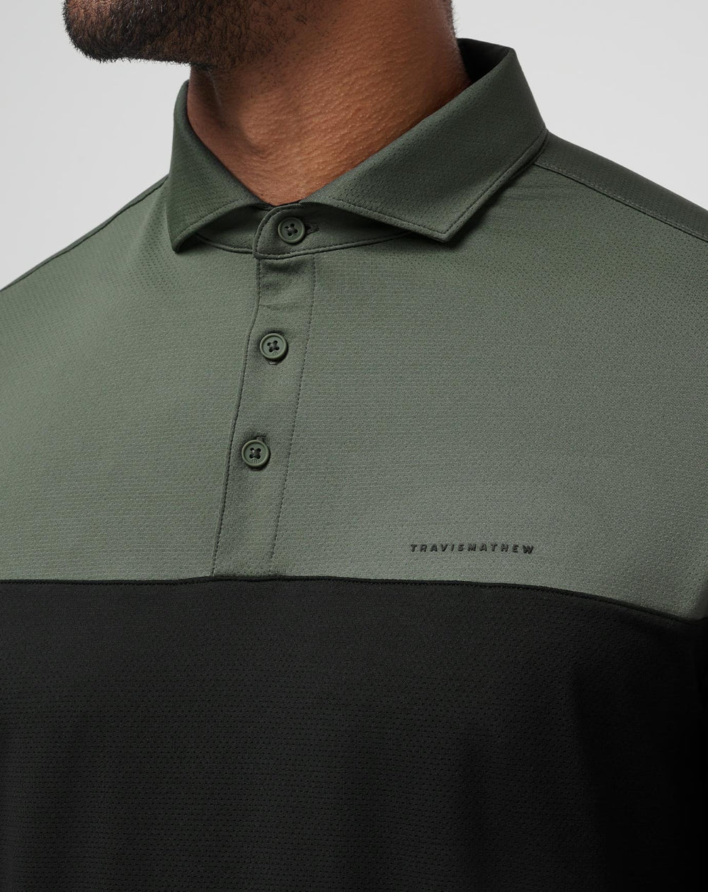Heater Pro Color Block Polo Men|Golf/Dark Olive