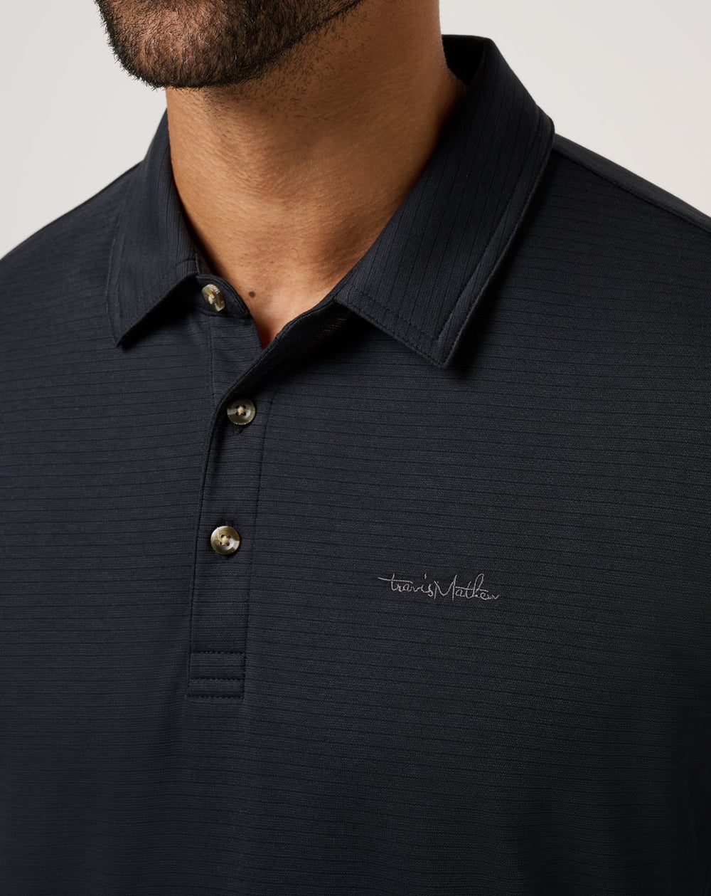 The Zinna 2.0 Long Sleeve Polo Men/Black