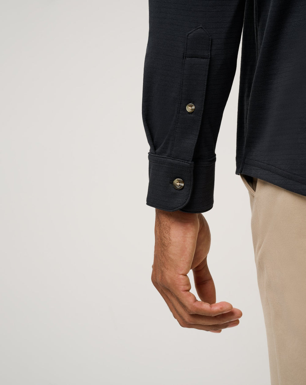 The Zinna 2.0 Long Sleeve Polo Men/Black