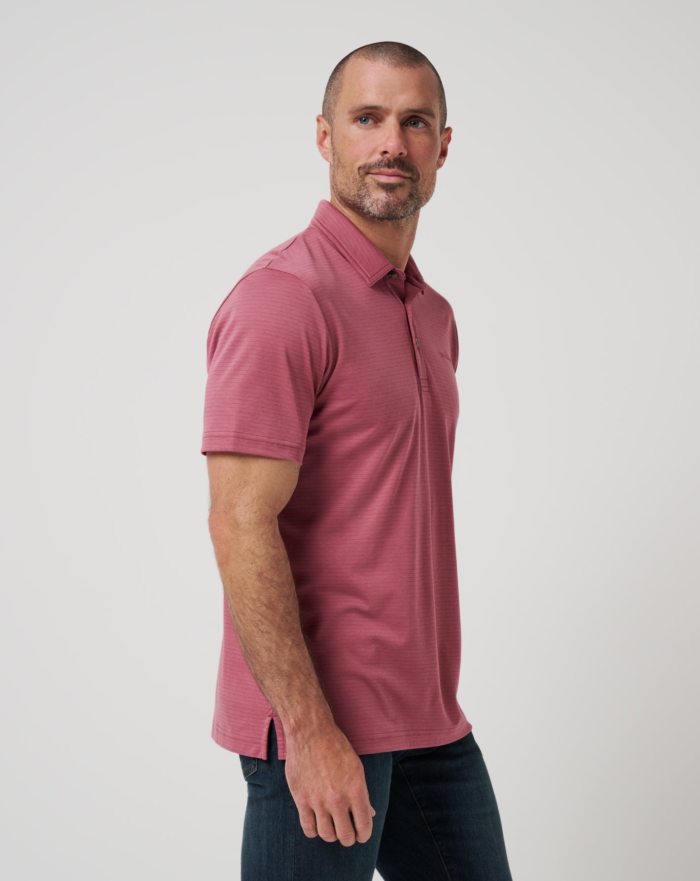The Zinna 2.0 Polo Men/Roan Rouge