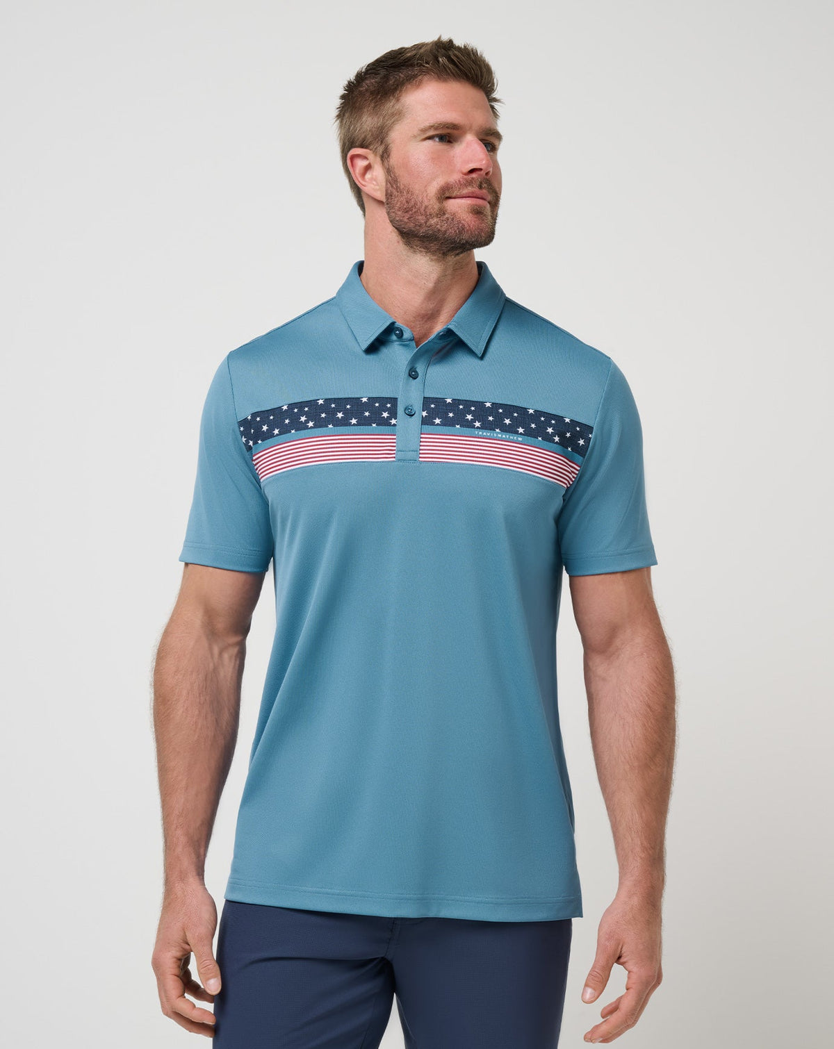 Good Good Patriot Polo Men|Golf/Captains Blue