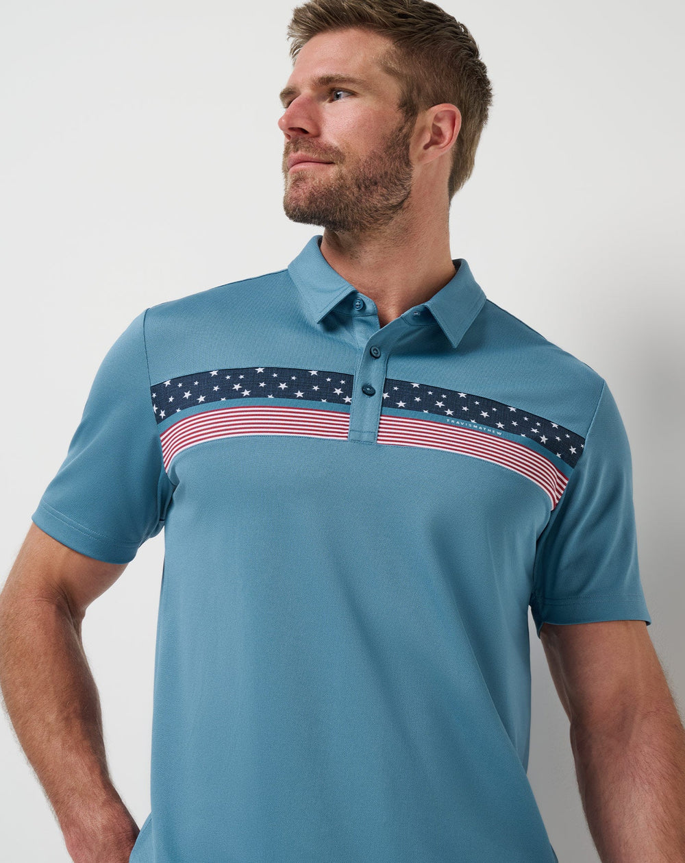 Good Good Patriot Polo Men|Golf/Captains Blue