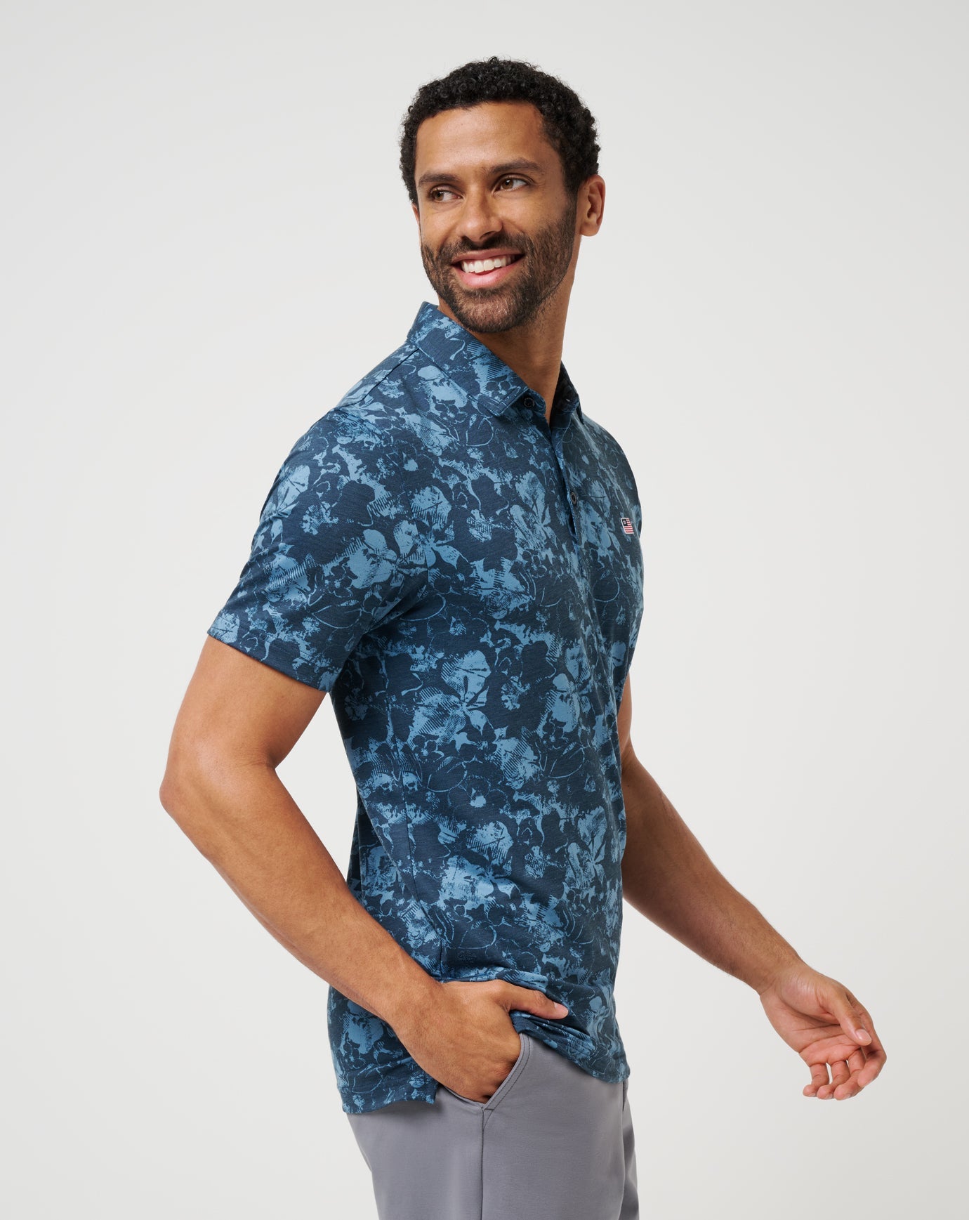 Featherweight Poolside Paradise Polo Men|Golf/Total Eclipse