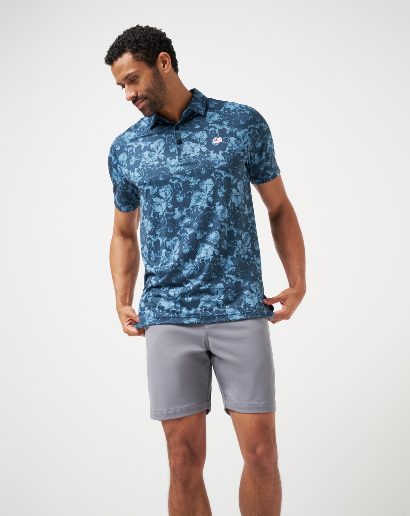 Featherweight Poolside Paradise Polo Men|Golf/Total Eclipse