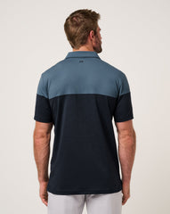 Heater Pro Color Block Polo Men|Golf/Bering Sea