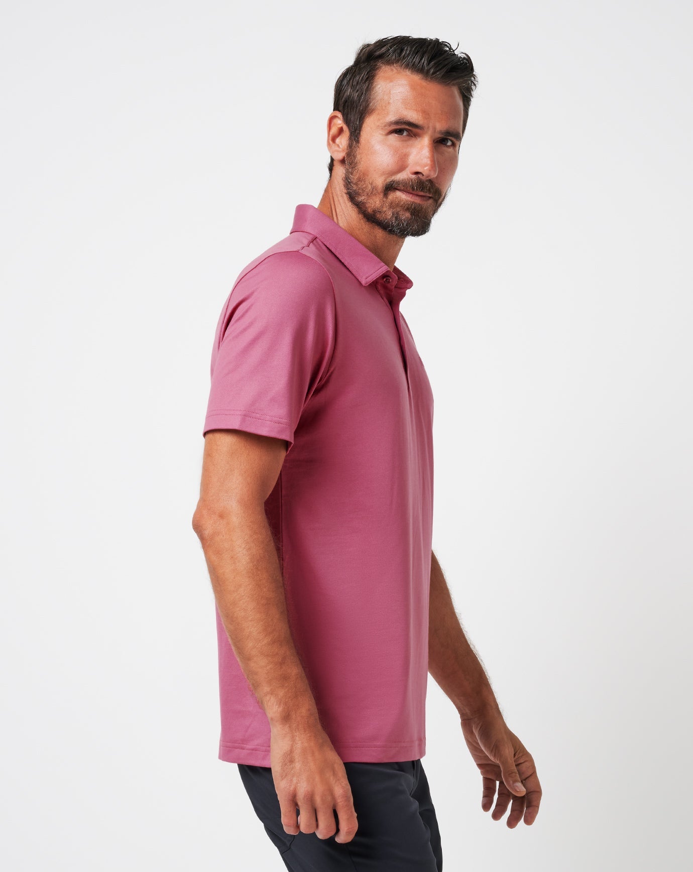 Featherweight Performance Polo Men/Rose Wine