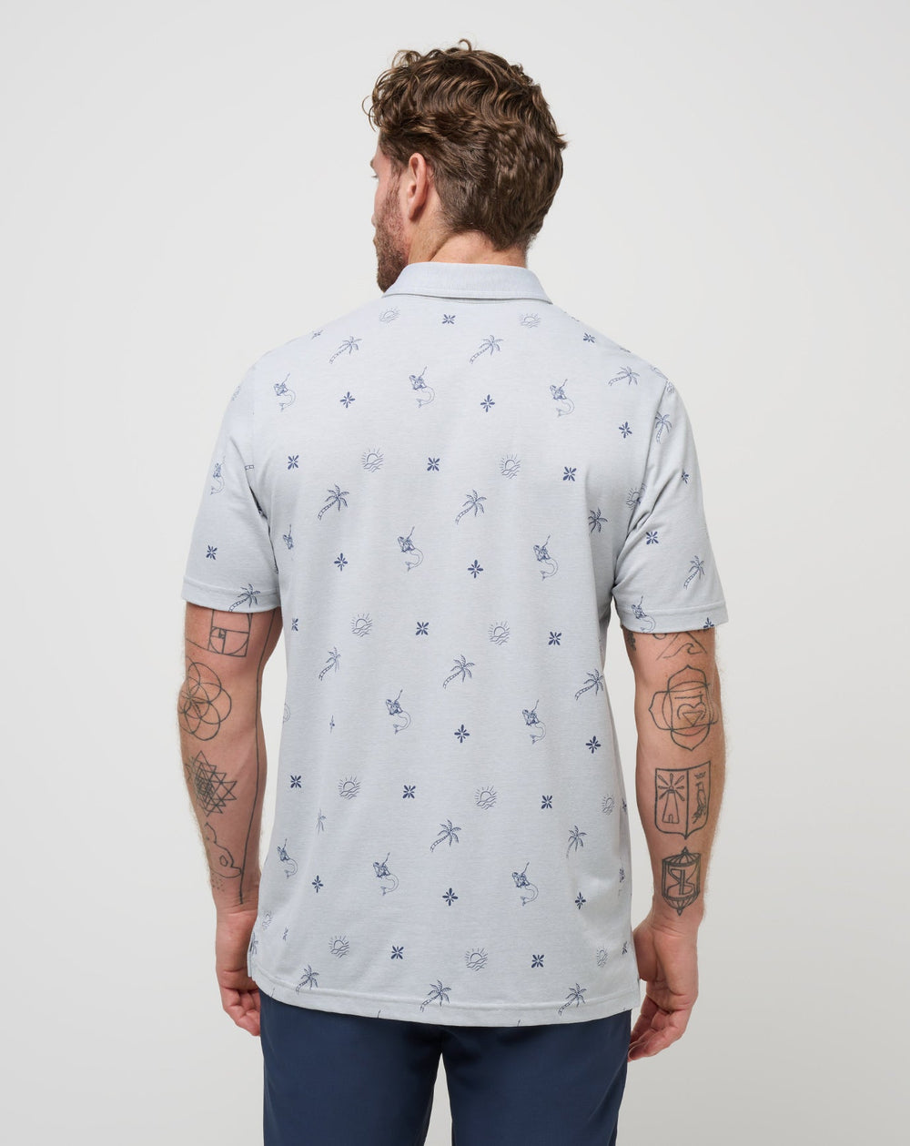 Cove Dive Polo Men/Heather Light Grey