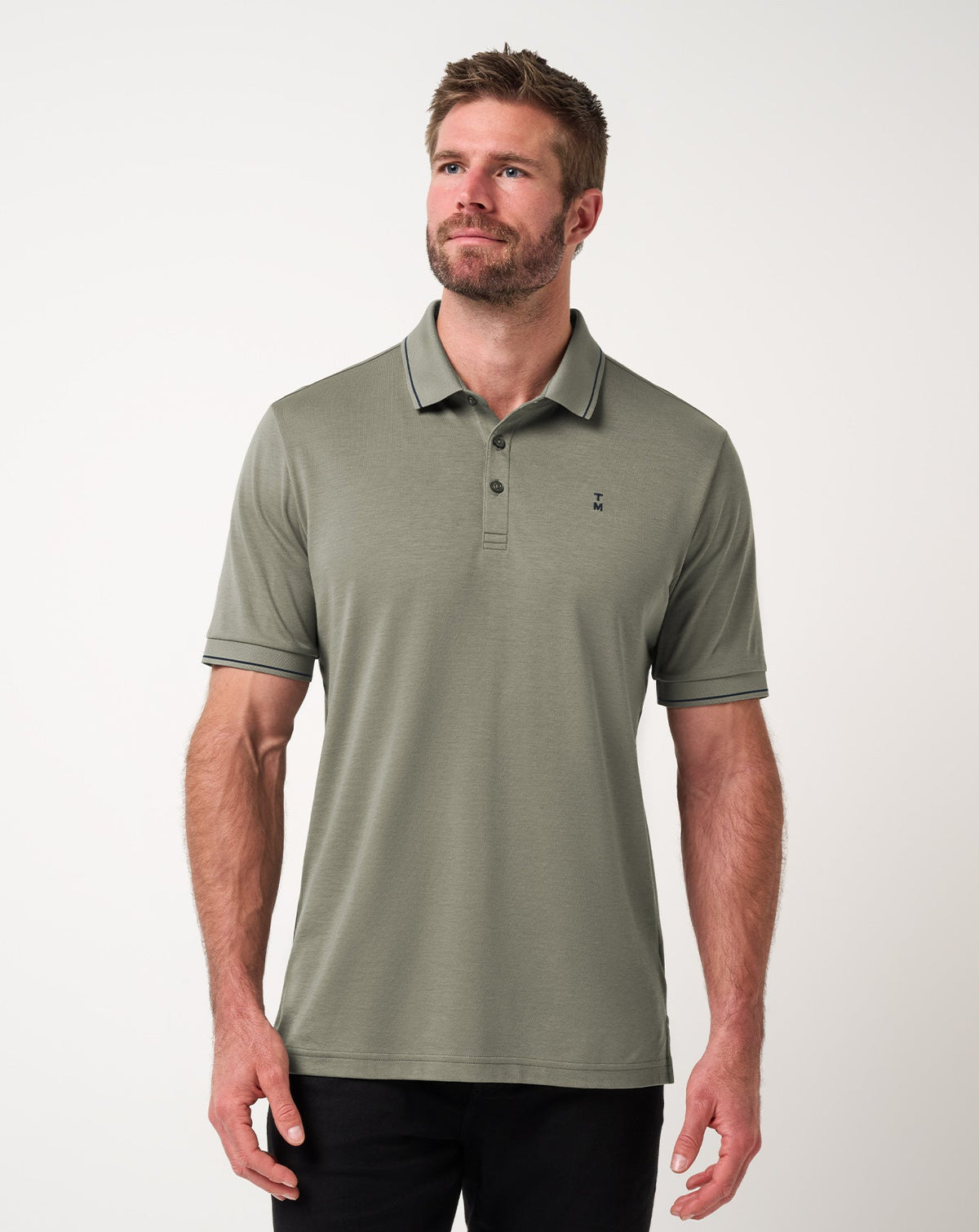 Happier Hour Polo Men/Dark Olive