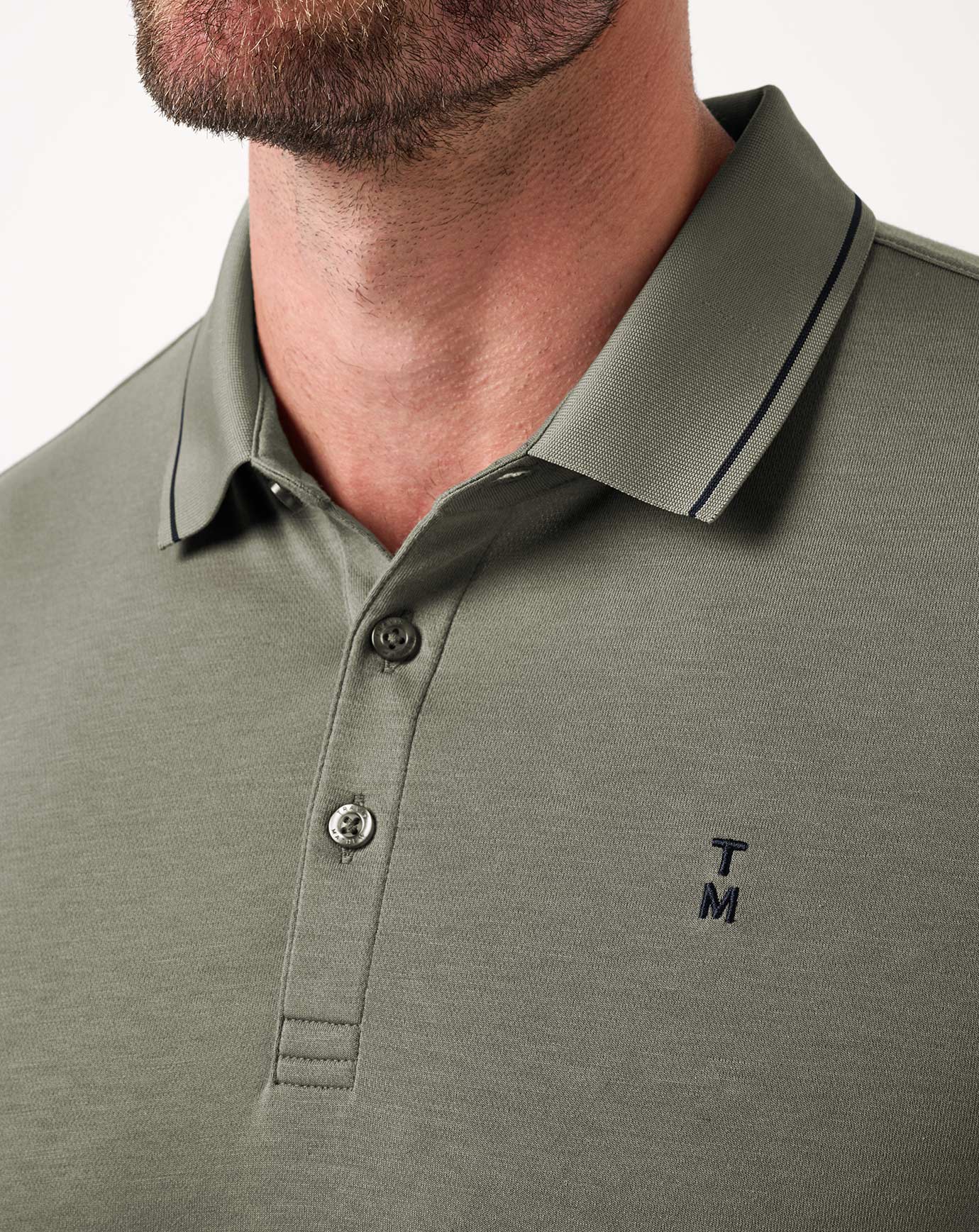 Happier Hour Polo Men/Dark Olive