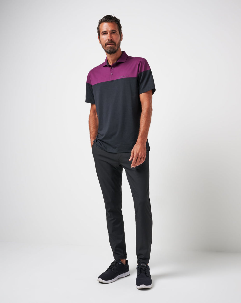 Burnley Pushback Polo Men/Black