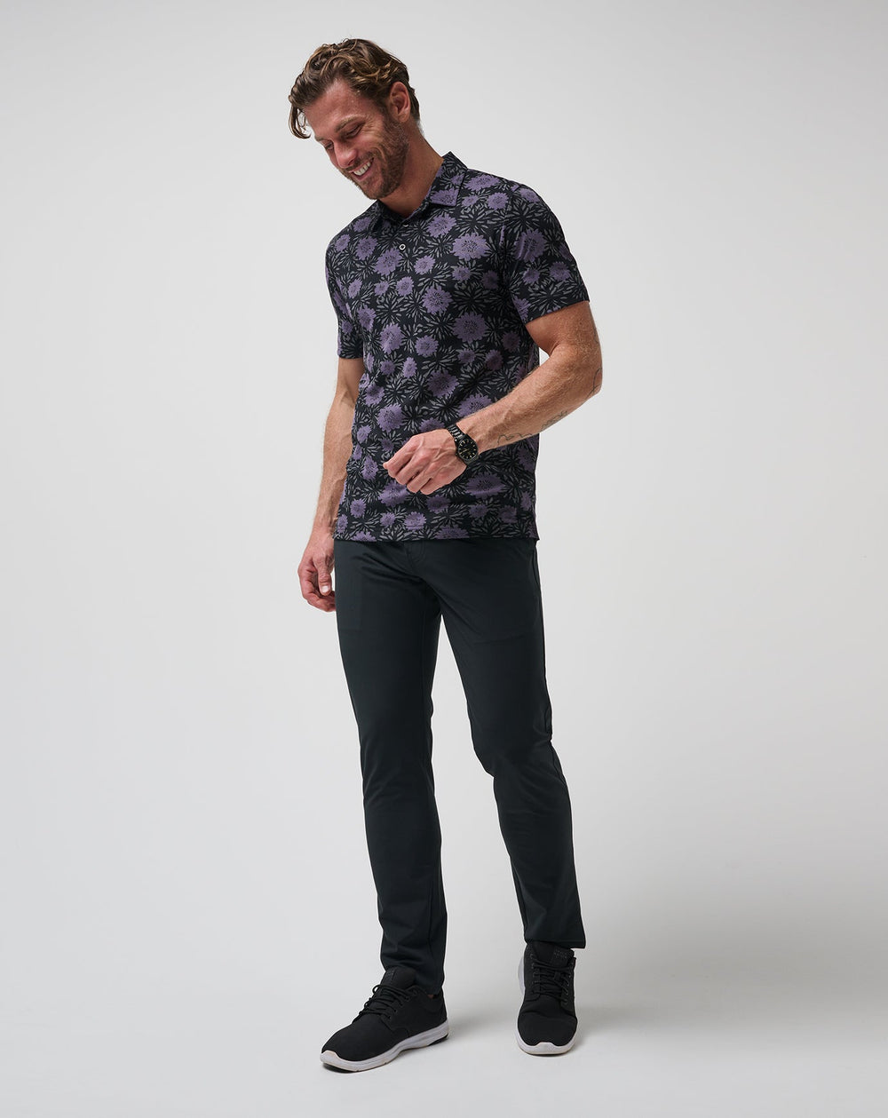 Not Happening Polo Men/Black