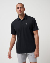 Los Angeles Dodgers Playoff Pitch Polo Men|Game Day|New/Black