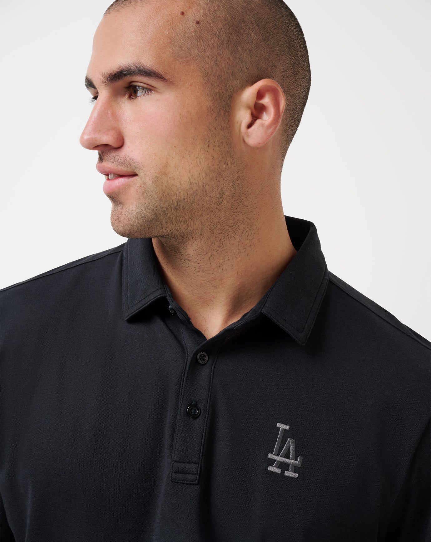 Los Angeles Dodgers Playoff Pitch Polo Men|Game Day|New/Black