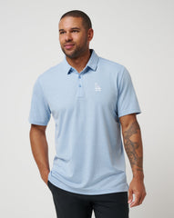Los Angeles Dodgers Playoff Pitch Polo Men|Game Day|New/Heather Blue