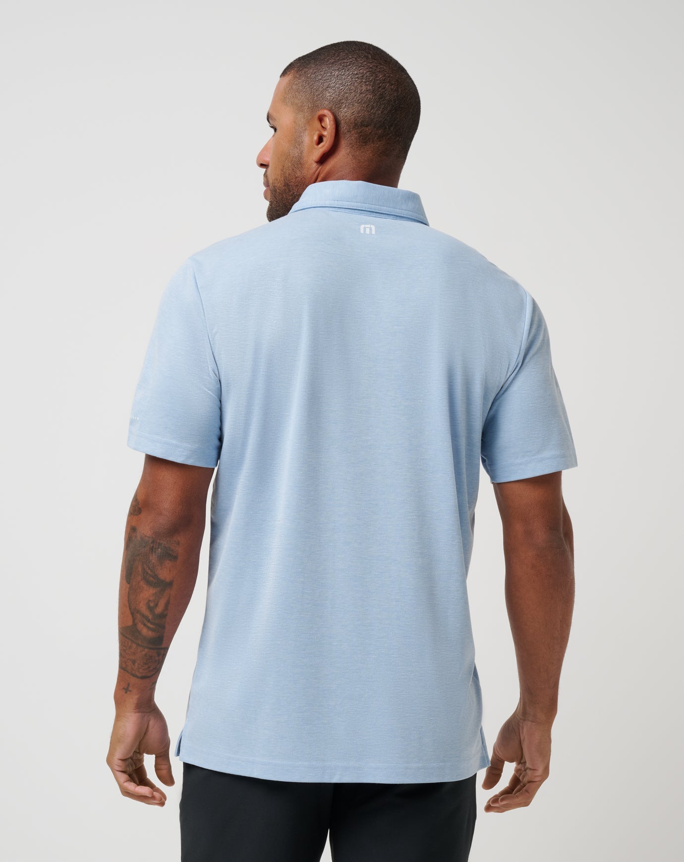 Los Angeles Dodgers Playoff Pitch Polo Men|Game Day|New/Heather Blue