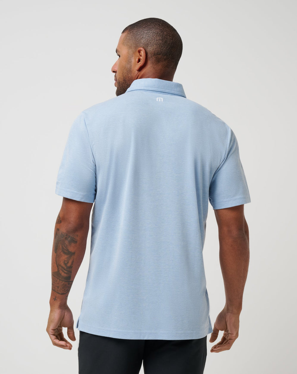 Los Angeles Dodgers Playoff Pitch Polo Men|Game Day|New/Heather Blue