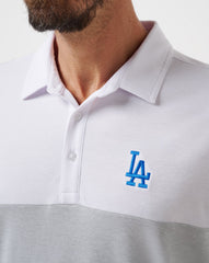 Los Angeles Dodgers Home Run Leader Polo Men|Game Day|New/White/Heather Grey